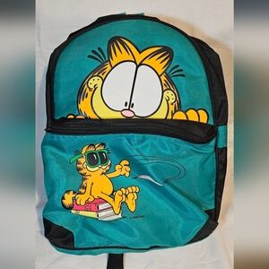 Garfield 1994 Vintage Backpack Paws Franco American Pasta Book Bag